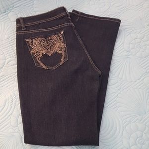 Daniel Embellished Blue Jeans